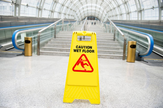 wet floor sign