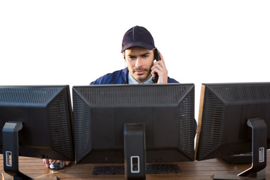 person in front of computers